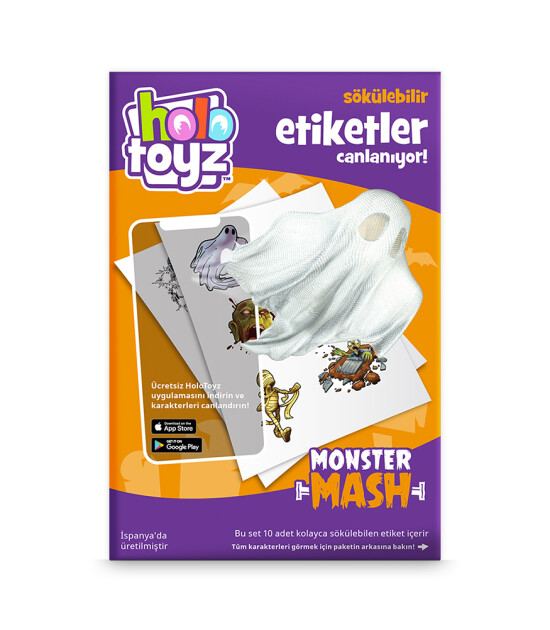HoloToyz Sticker - AR Uyumlu Etiket // Monster Mash