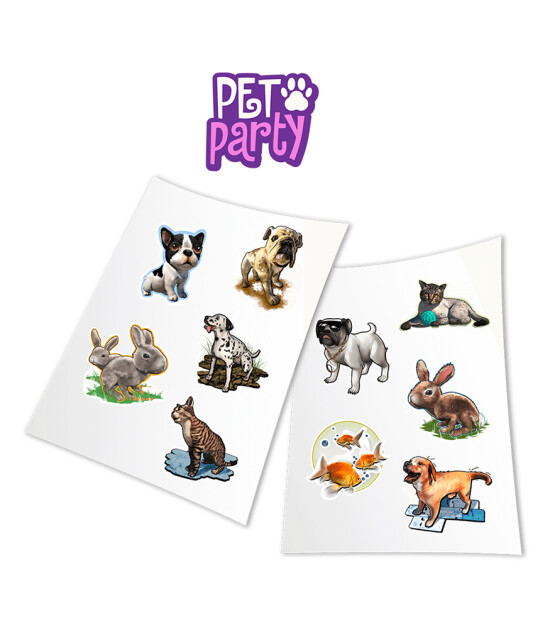 HoloToyz Sticker - AR Uyumlu Etiket // Pet Party