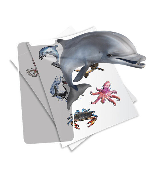 HoloToyz Sticker - AR Uyumlu Etiket // Super Sea Creatures