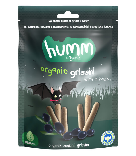 Humm Organic Organik Vegan Zeytinli Grissini