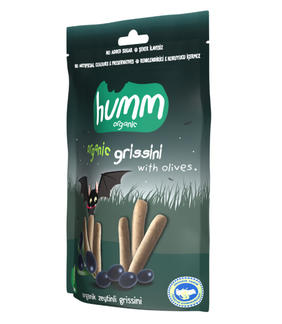 Humm Organic Organik Vegan Zeytinli Grissini