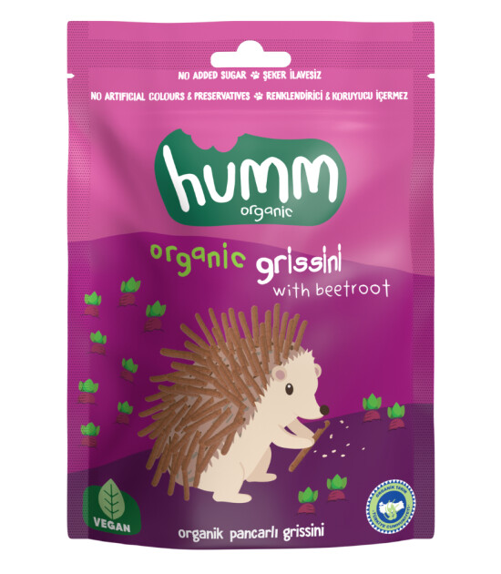 Humm Organic Pancarlı Vegan Grissini