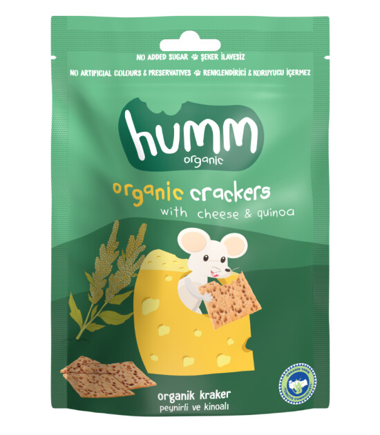 Humm Organic Peynirli Kinoalı Kraker