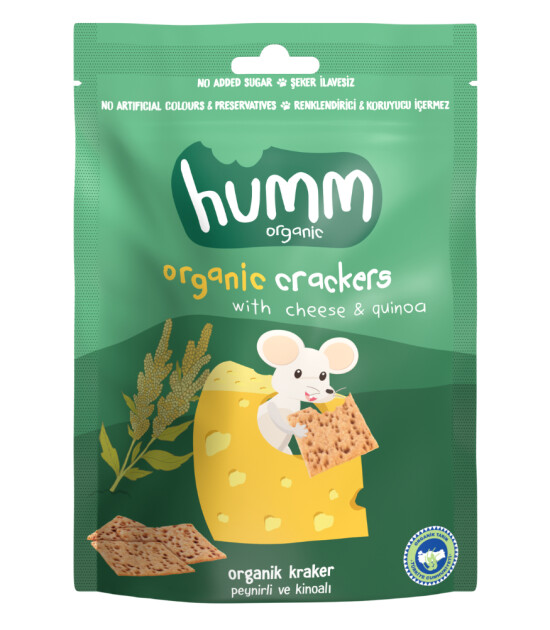 Humm Organic Peynirli Kinoalı Kraker