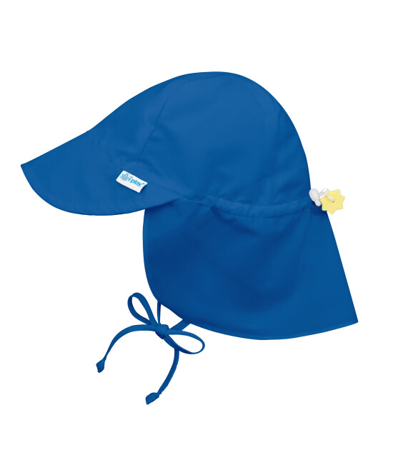 i Play UPF 50+ Güneş Korumalı Flap Solid Şapka (Lacivert)