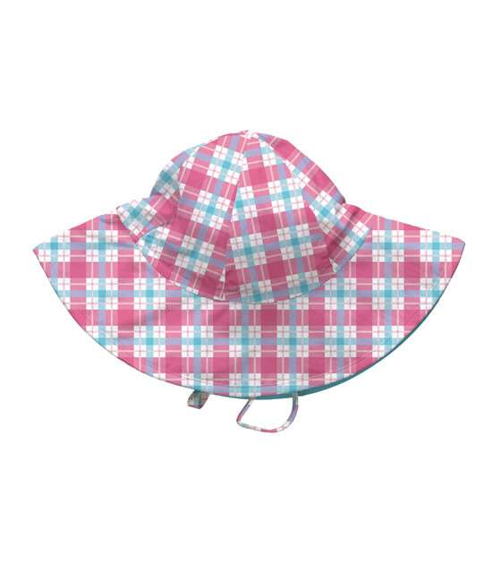 i Play UPF 50+ Güneş Korumalı Bucket Çift Yönlü Şapka (Pembe Desenli)