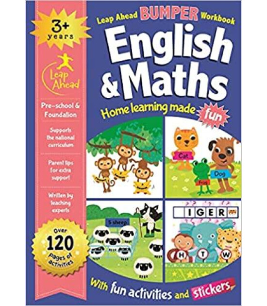 Igloo Books Leap Ahead Bumper Workbook: 3+ Years English & Maths