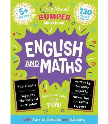 Igloo Books Leap Ahead Bumper Workbook: 5+ Years English and Maths