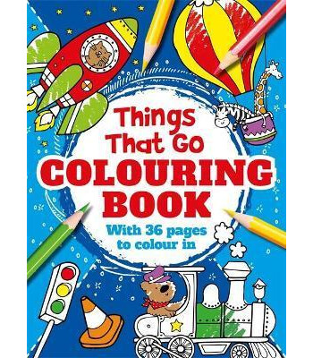 Igloo Books Things That Go Colouring Book