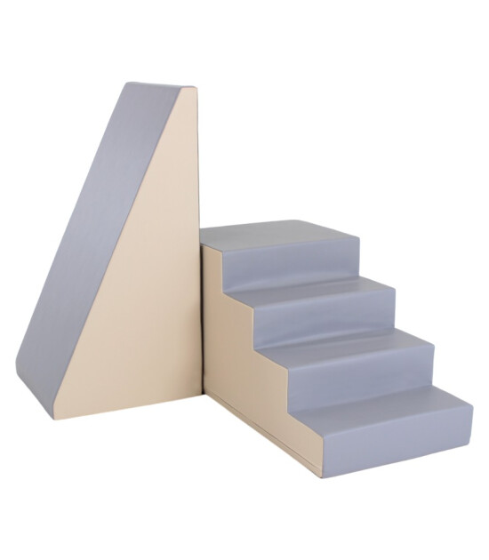 IGLU Yumuşak Kaydırak - Mega Fun // Beige-Grey