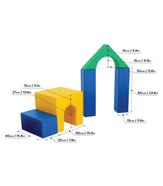 IGLU Yumuşak Aktivite ve Oyun Seti - Challanger // Multi