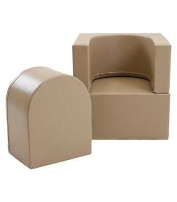 IGLU Yumuşak Blok Koltuk - Snoozy // Grey Beige