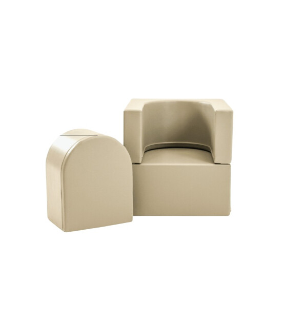 IGLU Yumuşak Blok Koltuk - Snoozy // Grey Beige