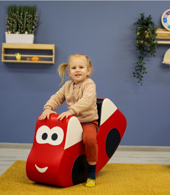 Iglu Sallanan Oyuncak Araba // Red