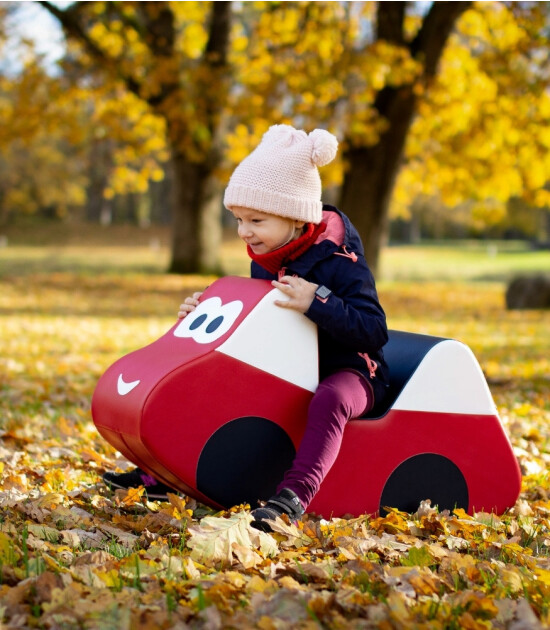 Iglu Sallanan Oyuncak Araba // Red