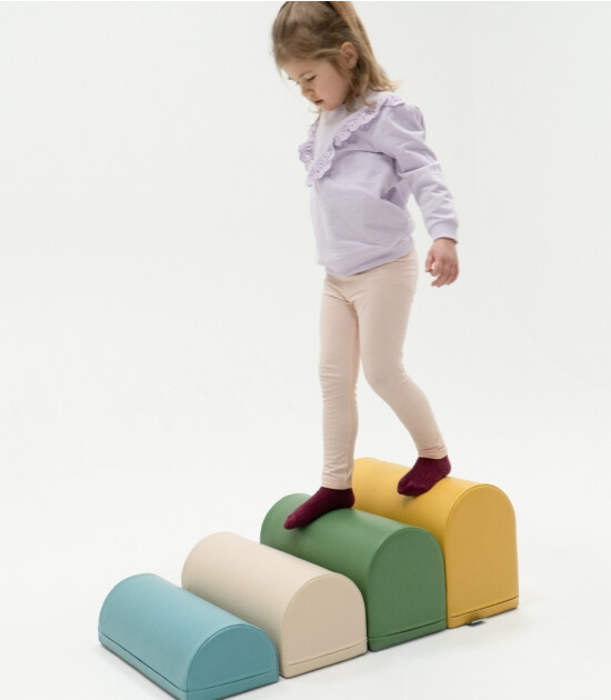 Iglu Yumuşak Aktivite ve Oyun Seti Motion (4 Adet) // Pastel Turquise