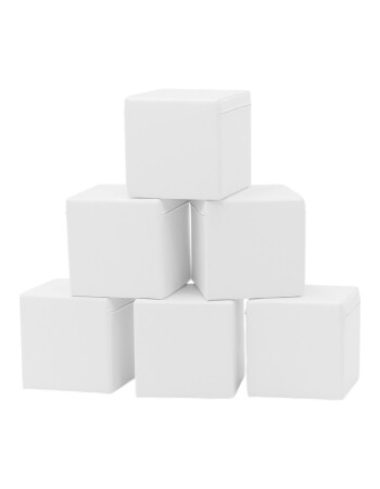 Iglu Yumuşak Blok Seti Mini K&uuml;p (6 Adet) // White