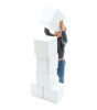 Iglu Yumuşak Blok Seti Mini K&uuml;p (6 Adet) // White