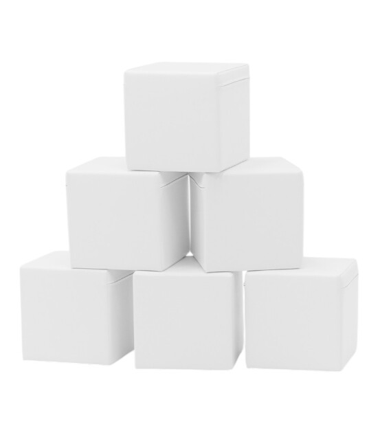 Iglu Yumuşak Blok Seti Mini K&uuml;p (6 Adet) // White