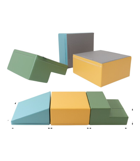 Iglu Yumuşak Aktivite ve Oyun Seti Mini Climbie // Pastel Turquise