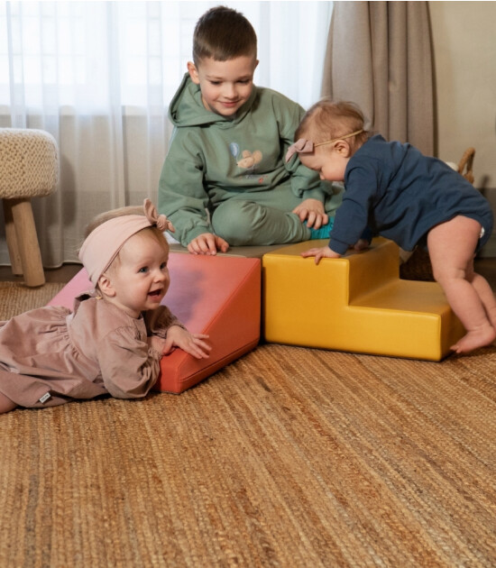 Iglu Yumuşak Aktivite ve Oyun Seti Mini Climbie // Pastel Pink