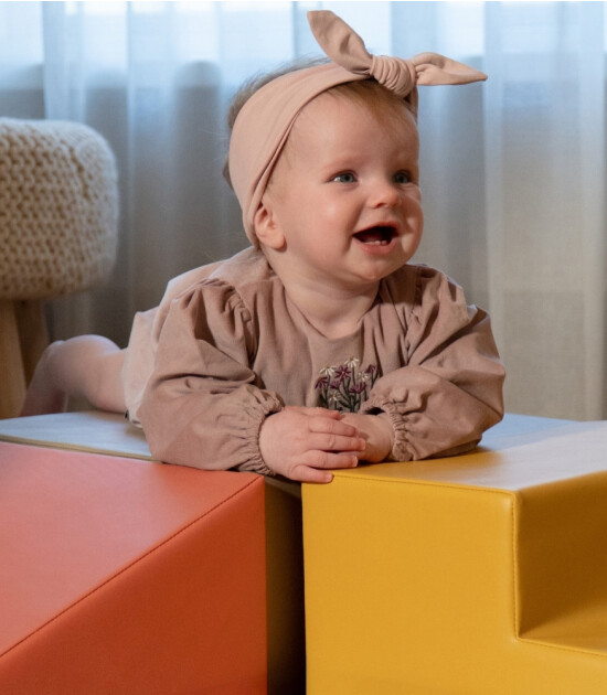 Iglu Yumuşak Aktivite ve Oyun Seti Mini Climbie // Pastel Pink