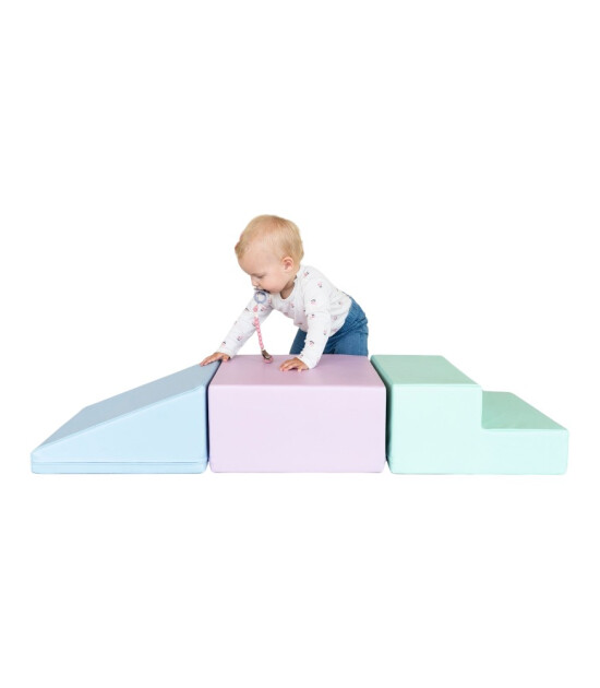 Iglu Yumuşak Aktivite ve Oyun Seti Mini Climbie // Pastel