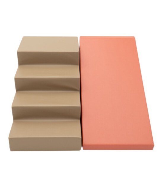 Iglu Yumuşak Kaydırak Mega Fun // Salmon - Beige