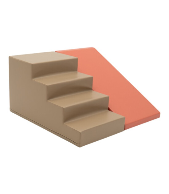 Iglu Yumuşak Kaydırak Mega Fun // Salmon - Beige