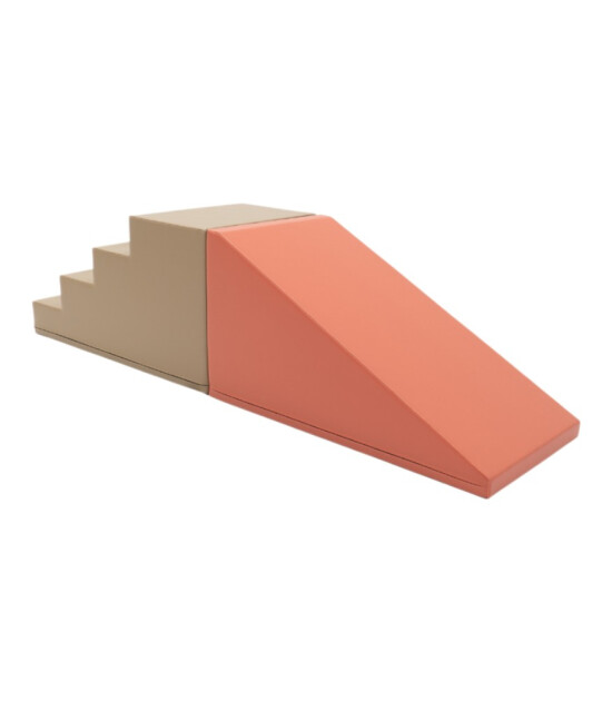 Iglu Yumuşak Kaydırak Mega Fun // Salmon - Beige