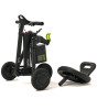 Igofor 3 Tekerlekli Katlanabilir Elektrikli Oturulabilir Scooter // Siyah