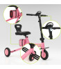 Igofor 3 Tekerlekli Katlanabilir Elektrikli Oturulabilir Scooter // Pembe