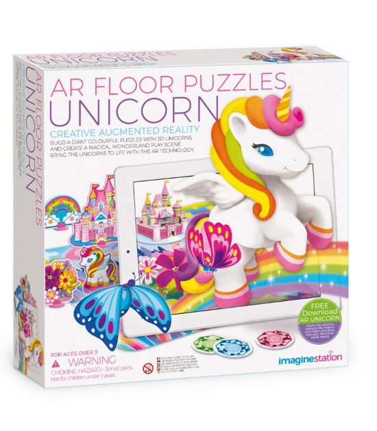 Imagine Station Aplikasyon Destekli Arttırılmış Gerçekli Puzzle // Unicorn