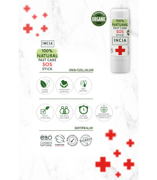 INCIA %100 Doğal SOS Stick
