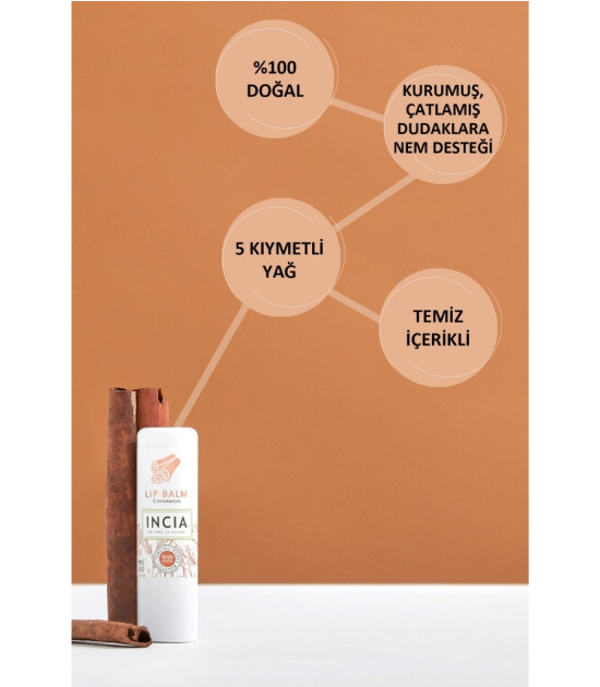 INCIA Kids Dudak Besleyici // Tarçın