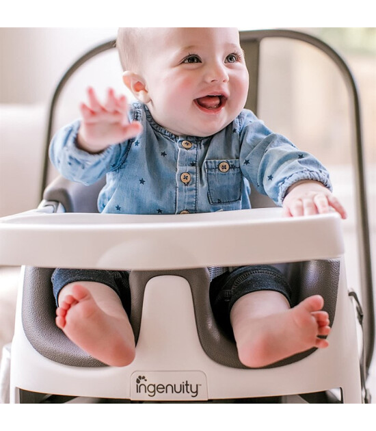 Ingenuity Baby Base Portatif Mama Sandalyesi // Slate