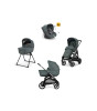 Inglesina Aptica Glam Bebek Arabası ve Darwin Recline Ana Kucaklı, Portbebeli, Stantlı 4'lü Sistem - Emerald Green