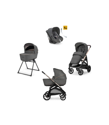 Inglesina Aptica XT Glam Bebek Arabası ve Darwin 4lü Set // Velvet Grey