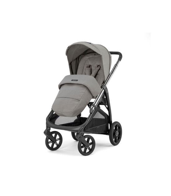 Inglesina Aptica Glam Tek El Tek Hamle ile Katlanıp Açılan Çift Yön Bebek Arabası - Platinum Grey