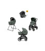 Inglesina Aptica XT Glam Bebek Arabası ve Darwin Recline Ana Kucaklı, Portbebeli, Stantlı 4'lü Sistem - Taiga Green
