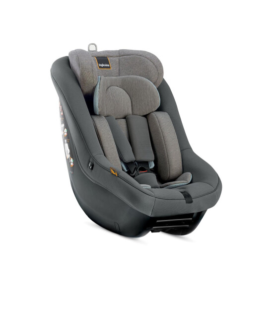 Inglesina Darwin Next Stage i-Size Bebek Oto Koltuğu 40-105 cm Çift Yön/360° Kullanım - Stone Grey