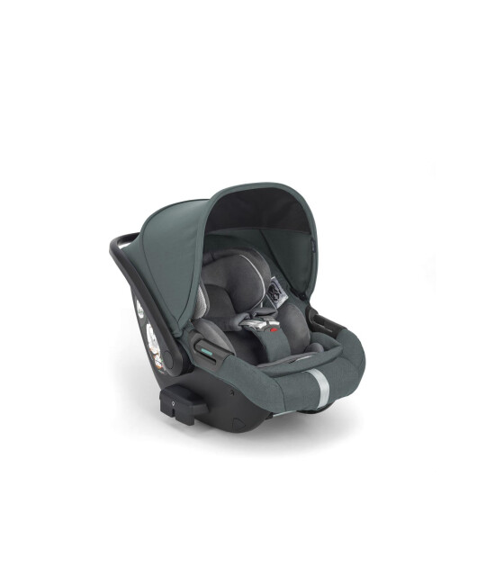 Inglesina Darwin Infant Recline i-Size Gr 0+ Yatırılabilen Bebek Ana Kucağı ve Oto Koltuğu 40-75 cm - Emerald Green