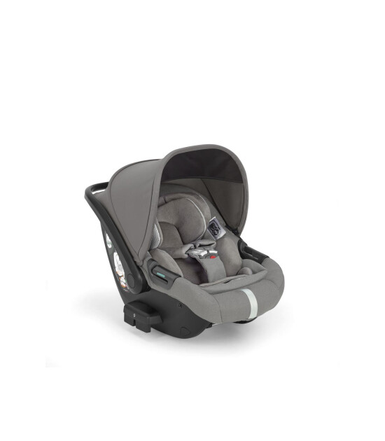 Inglesina Darwin Infant Recline i-Size Gr 0+ Yatırılabilen Bebek Ana Kucağı ve Oto Koltuğu 40-75 cm - Platinum Grey