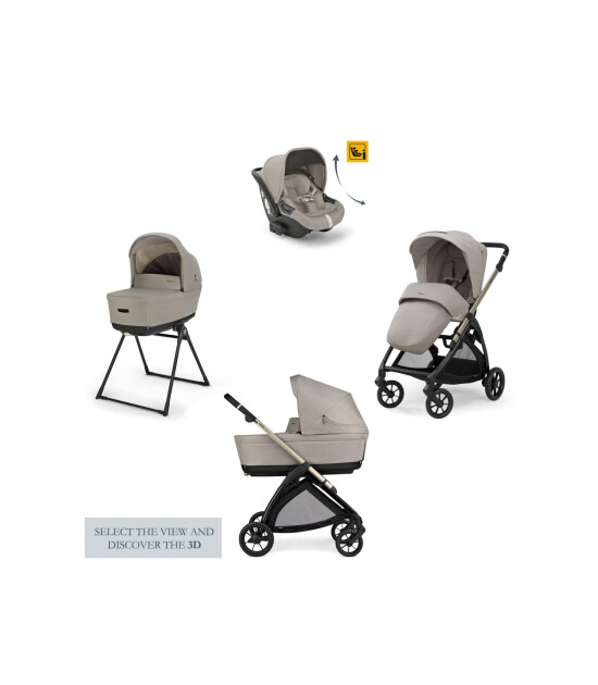Inglesina Electa+ Bebek Arabası ve Darwin 4lü Set // Battery Beige