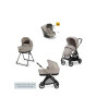 Inglesina Electa+ Bebek Arabası ve Darwin 4lü Set // Battery Beige