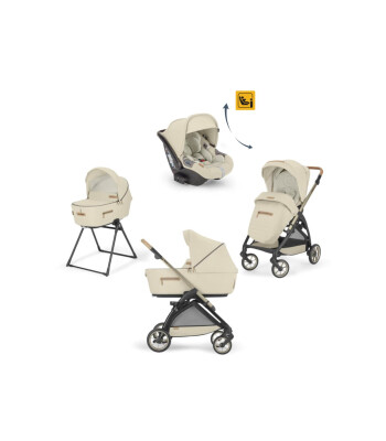 Inglesina Electa Element Organik Özel Seri Bebek Arabası ve Darwin 4lü Set // Pure Ecru
