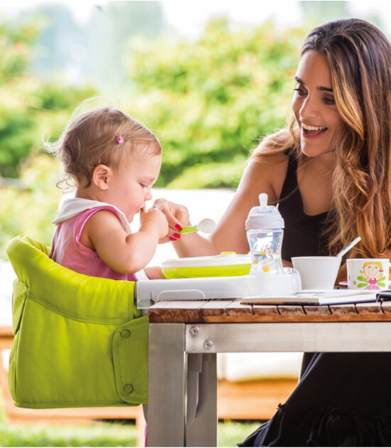 Inglesina Fast Masaya Takılan Taşınabilir Mama Sandalyesi // Lime