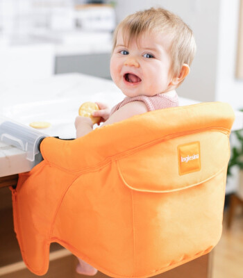 Inglesina Fast Masaya Takılan Taşınabilir Mama Sandalyesi // Orange - Turuncu