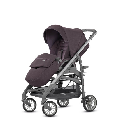 Inglesina Trilogy Tek El Tek Hamle ile Katlanıp Açılan Çift Yön Bebek Arabası // Marron Glace