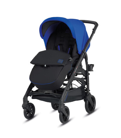 Inglesina Trilogy Tek El Tek Hamle ile Katlanıp Açılan Çift Yön Bebek Arabası // Splash Blue